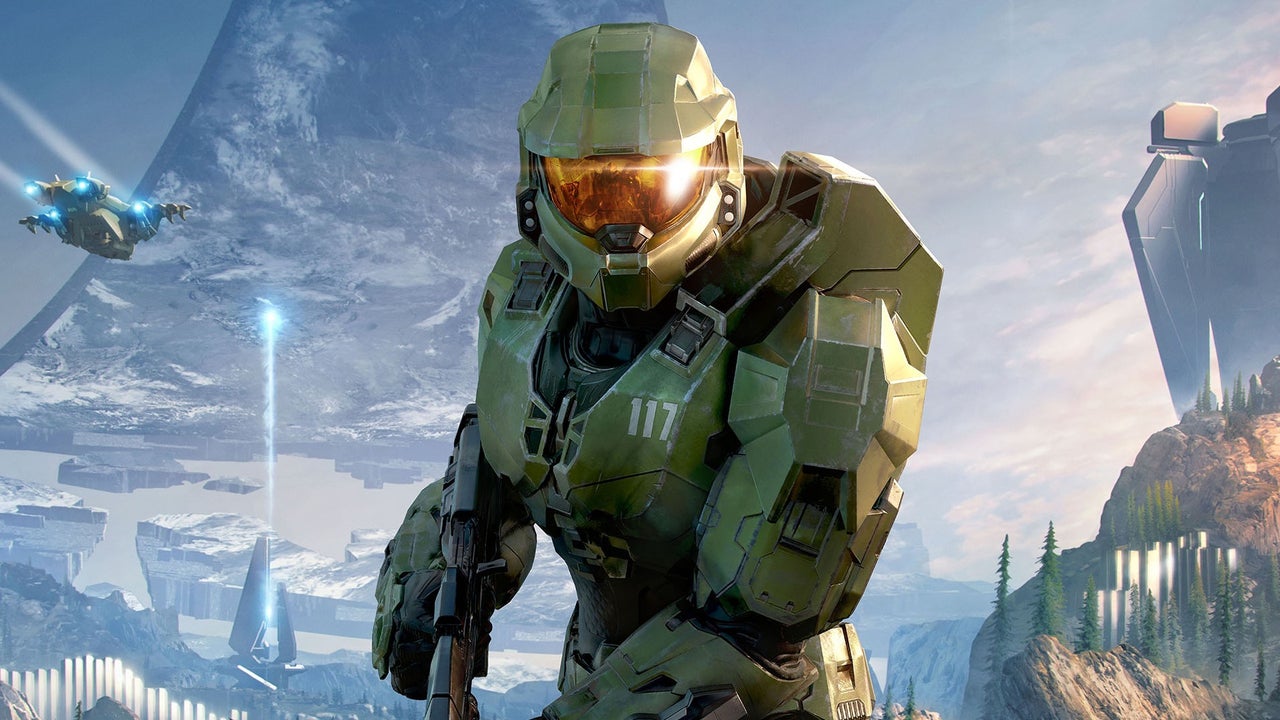 Master Chief on the cover of Halo Infinite
