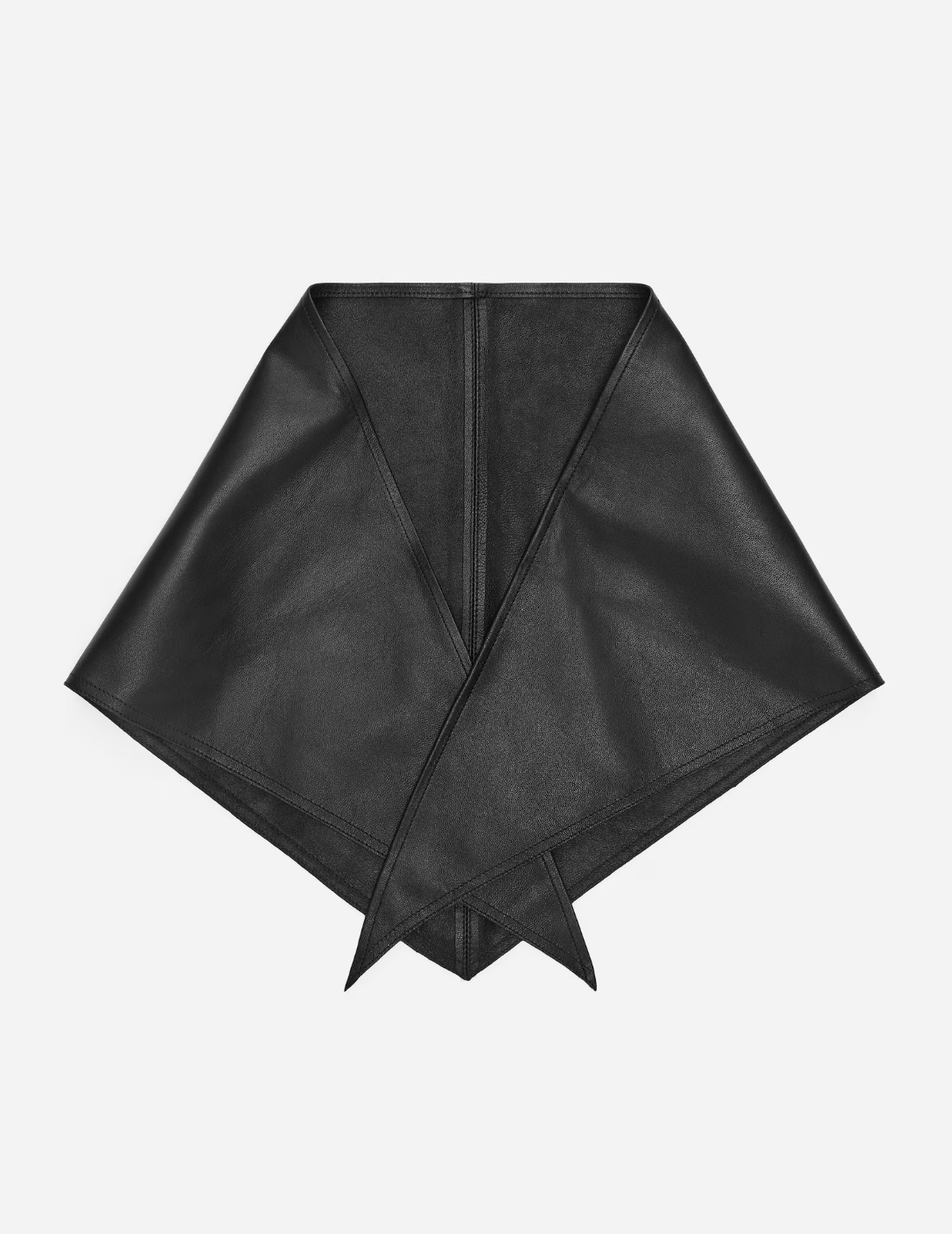 ARKET, Leather Triangle Scarf