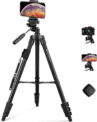 Fotopro 59" Camera Tripod| $59.99 (plus a $20 off coupon at checkout) &nbsp;at Amazon