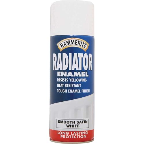 Hammerite 5092847 400ml Radiator Enamel Aerosol - Satin White