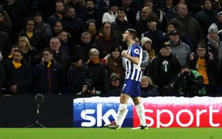 Neal Maupay's goal got Brighton back on level terms