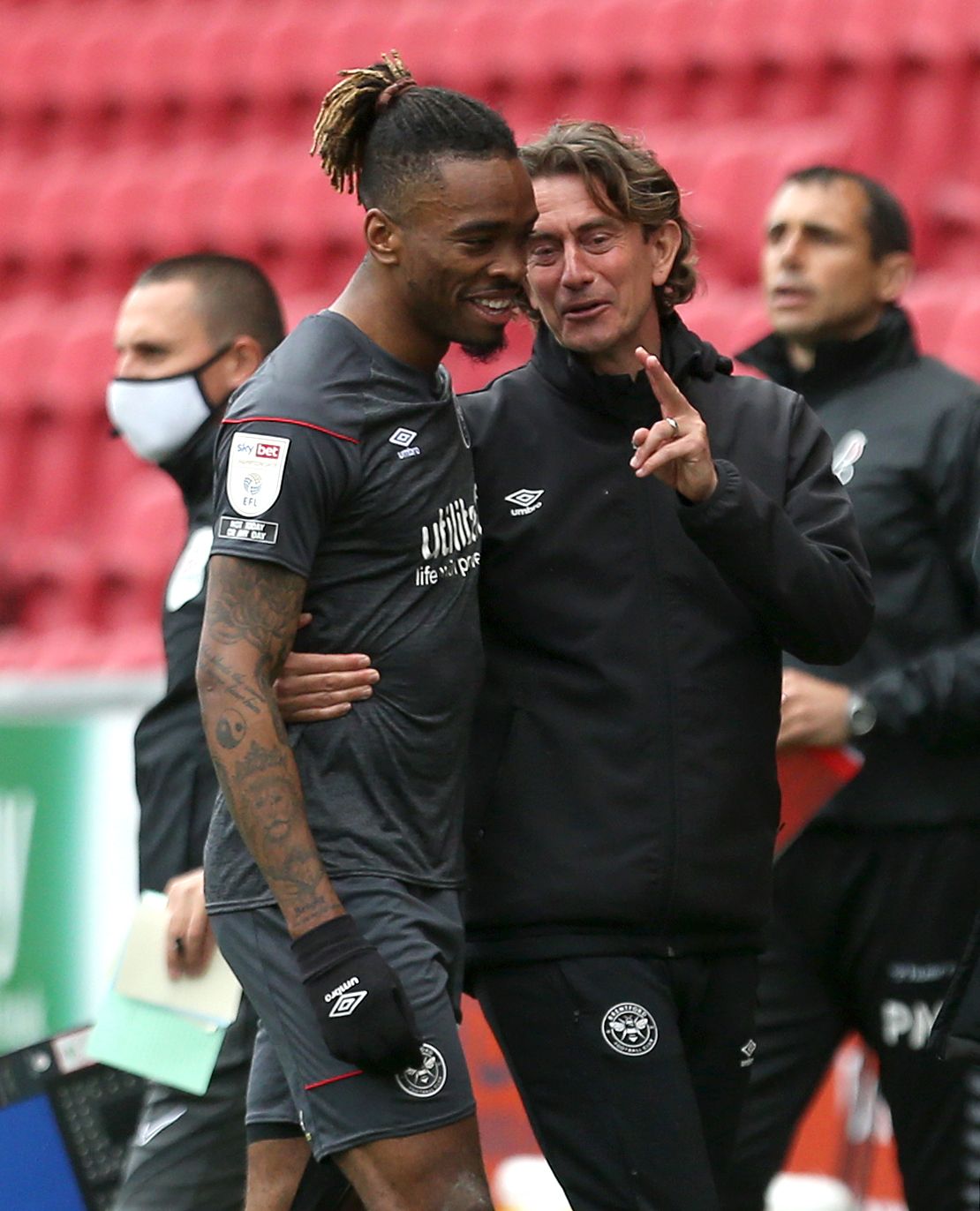 Brentford head coach Thomas Frank has praised striker Ivan Toney following his England call-up.