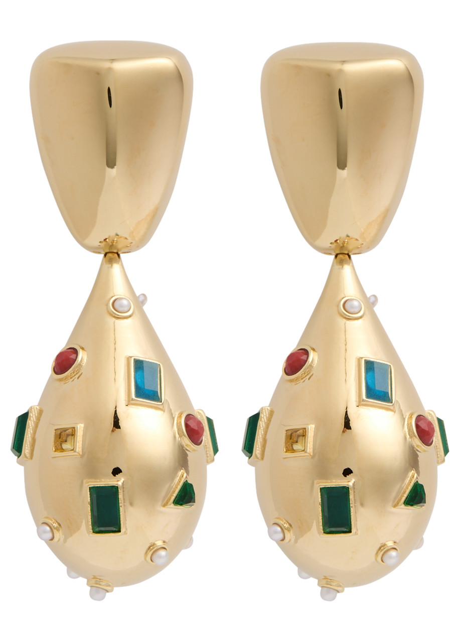 Wish 12kt Gold-Plated Drop Earrings