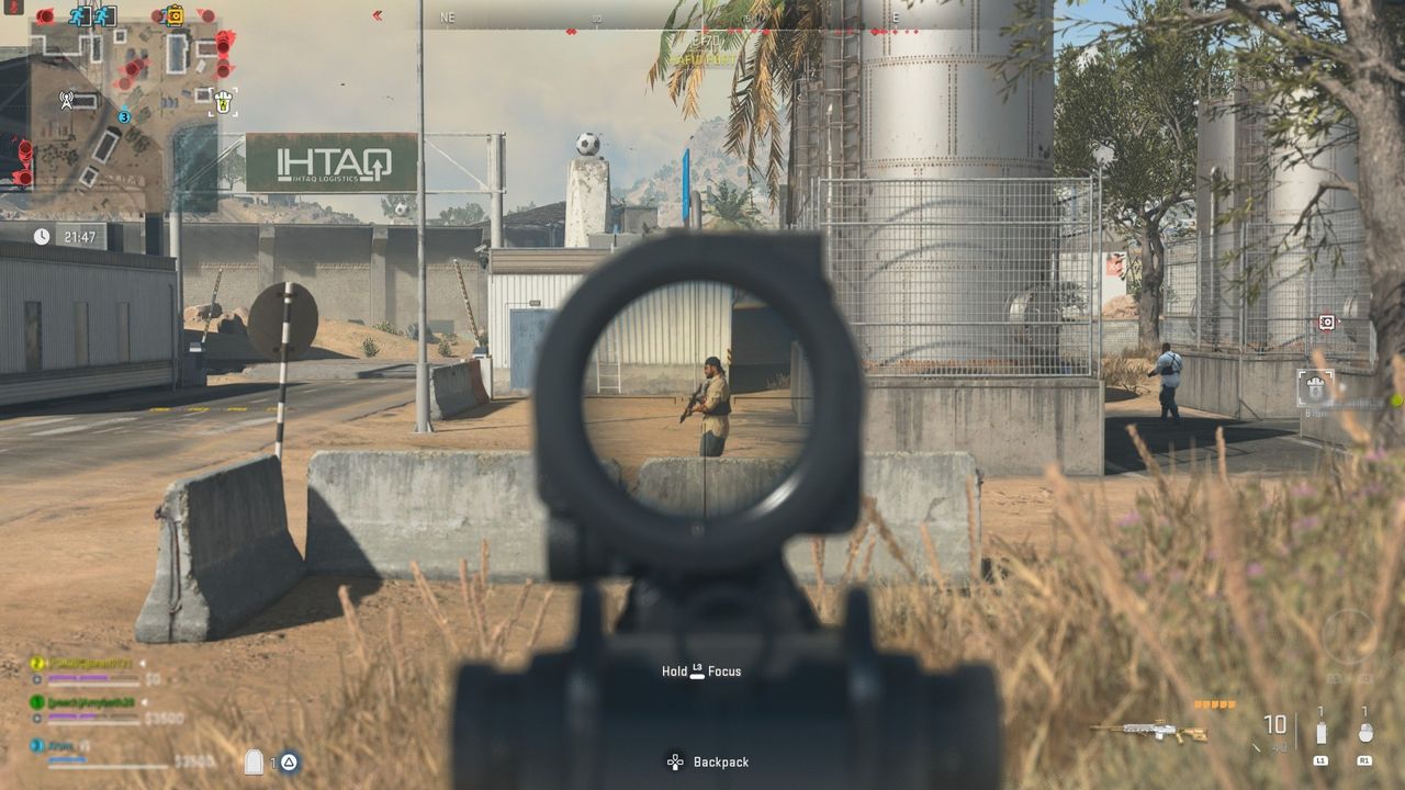 Call of Duty: Warzone 2 Cartel Investigation - Cartel soldier through scope