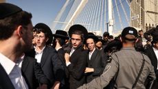 Orthodox Jewish protest against conscription