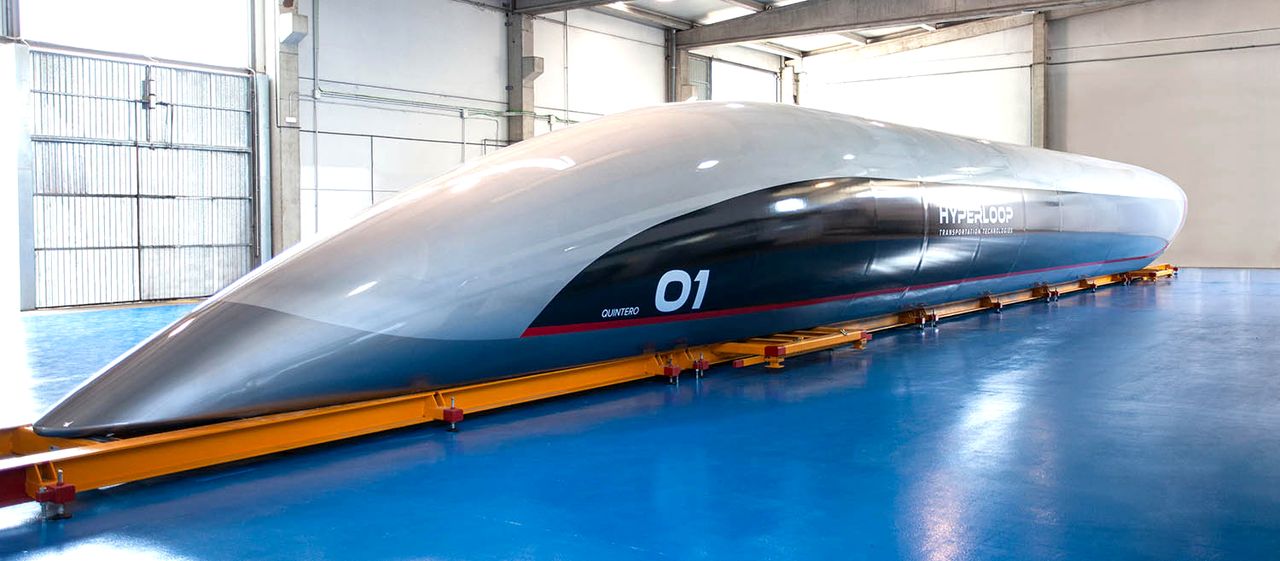 A Hyperloop pod.