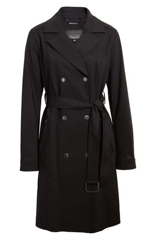 Karl Lagerfeld Paris Double Breasted Trench Coat