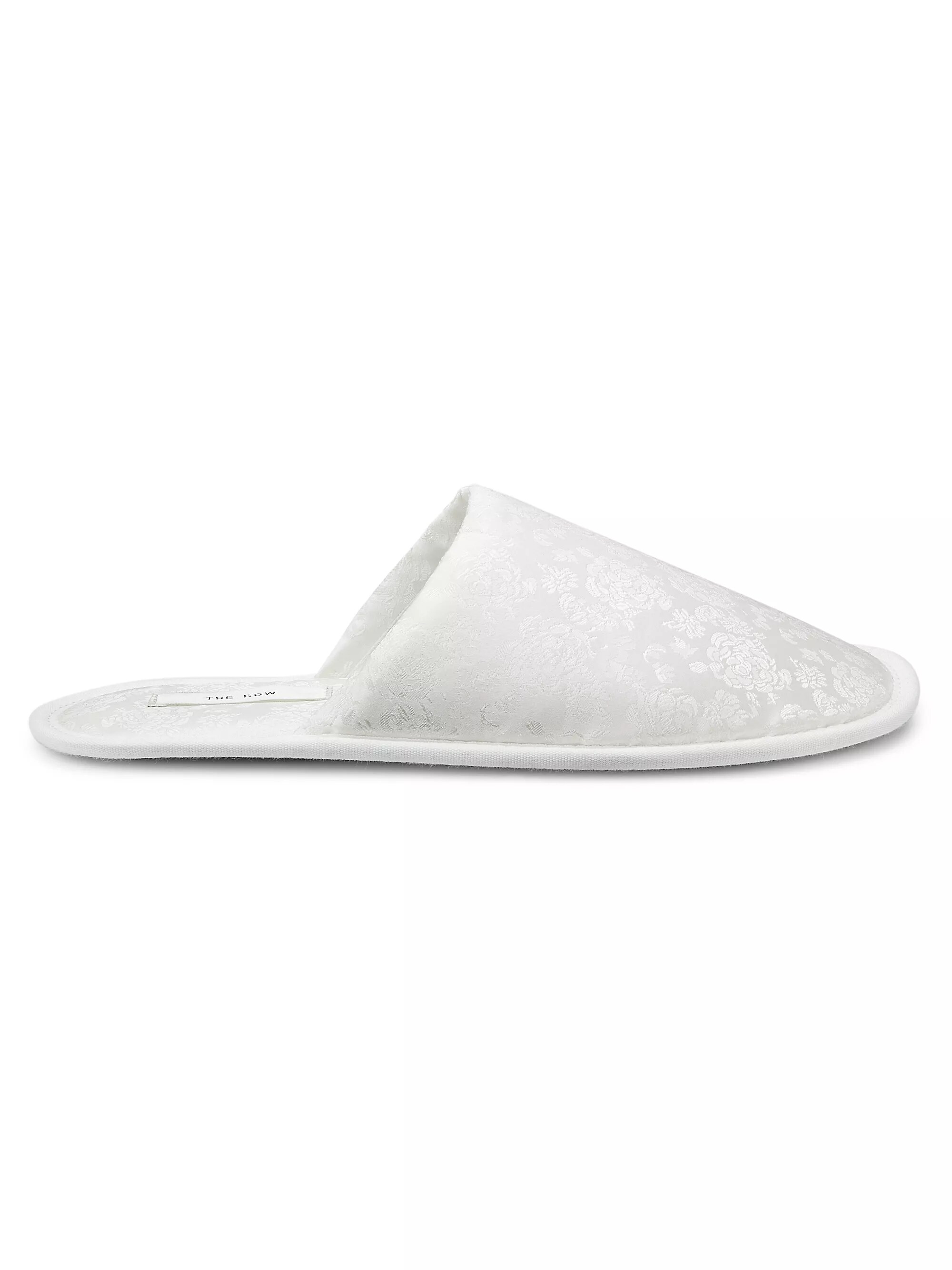 Frances Silk-Blend Slippers