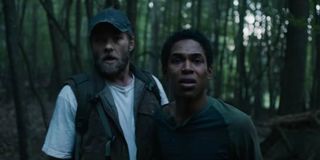 Joel Edgerton and Kevin Harrison Jr in It Comes At Night