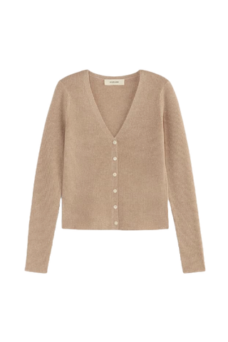 Everlane The Cardigan in Lurex Merino (Was $118) 