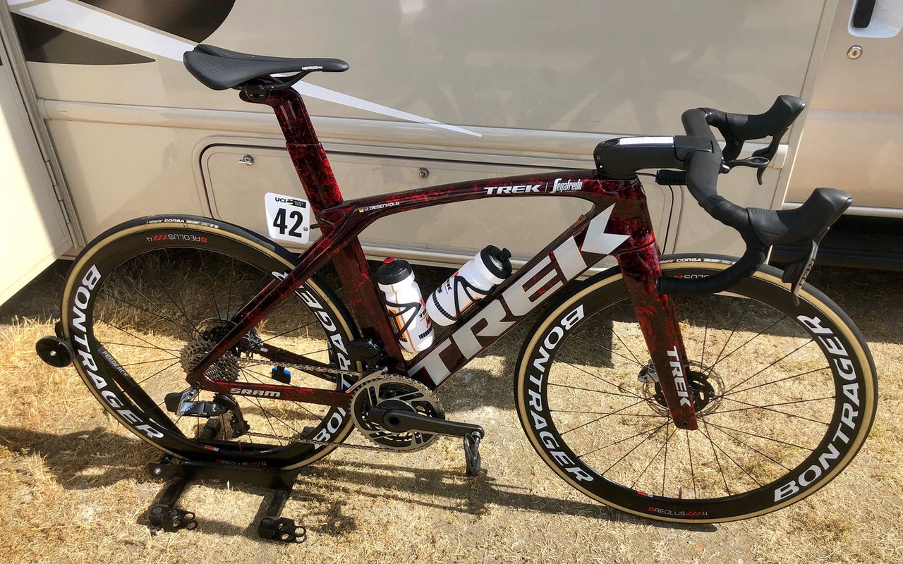 John Degenkolb's custom-painted Trek Madone Disc was first seen during the spring Classics