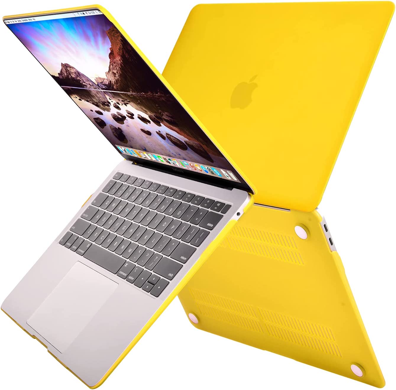MacBook Air yellow cover