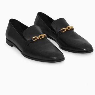 COS Leather Chain Loafers 