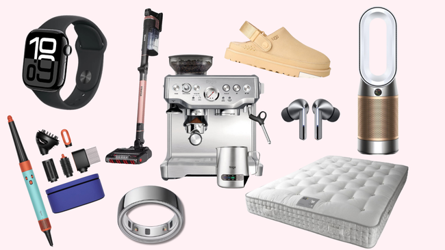 A selection of products on sale for Black Friday 2025