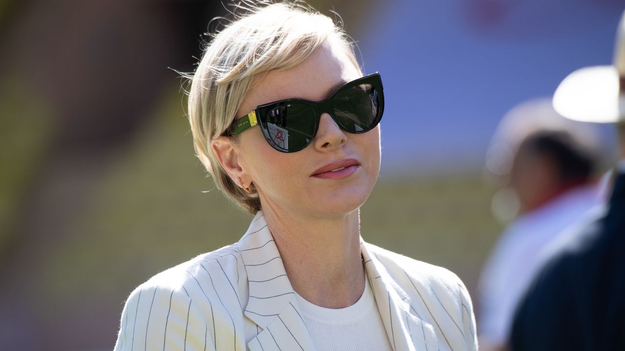 Princess Charlene of Monaco attends the Sainte Devote Rugby Tournament