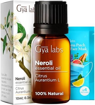 Gya Labs Neroli Essential Oil for Diffuser - 100% Natural Fragrance Neroli Oil for Skin, Face, Aromatherapy & Candle Making - Freshly Floral Scent (0.34 Fl Oz)