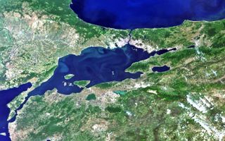 Istanbul Earth From Space space wallpaper