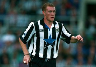 Steve Watson playing for Newcastle, 1993