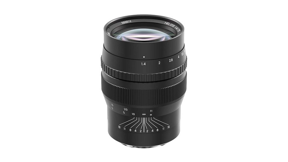 Zenitar 75mm f/1.4 lens Helios Edition