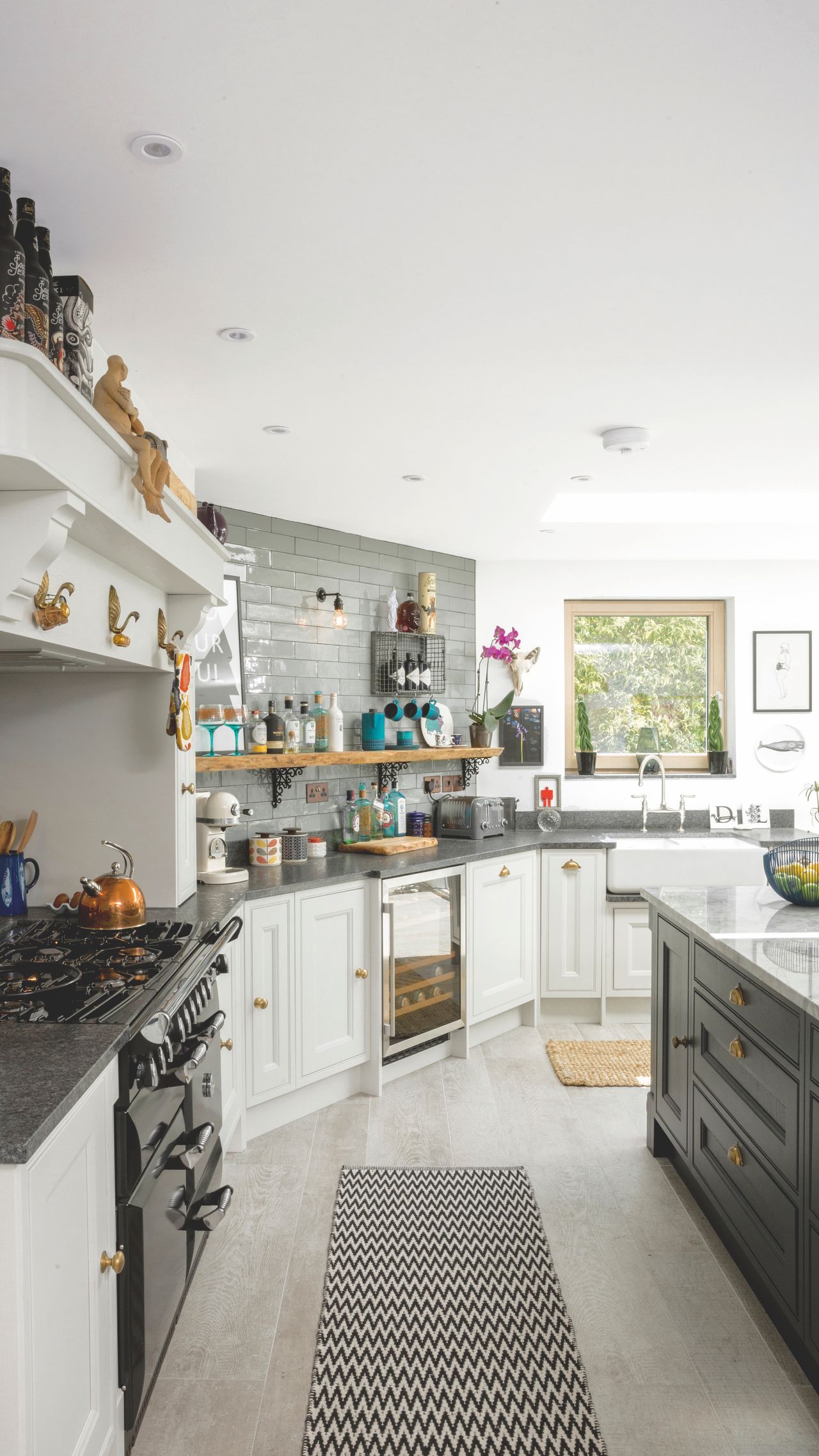 Dan and Laura chose classic Shaker-style kitchen units with timeless appeal