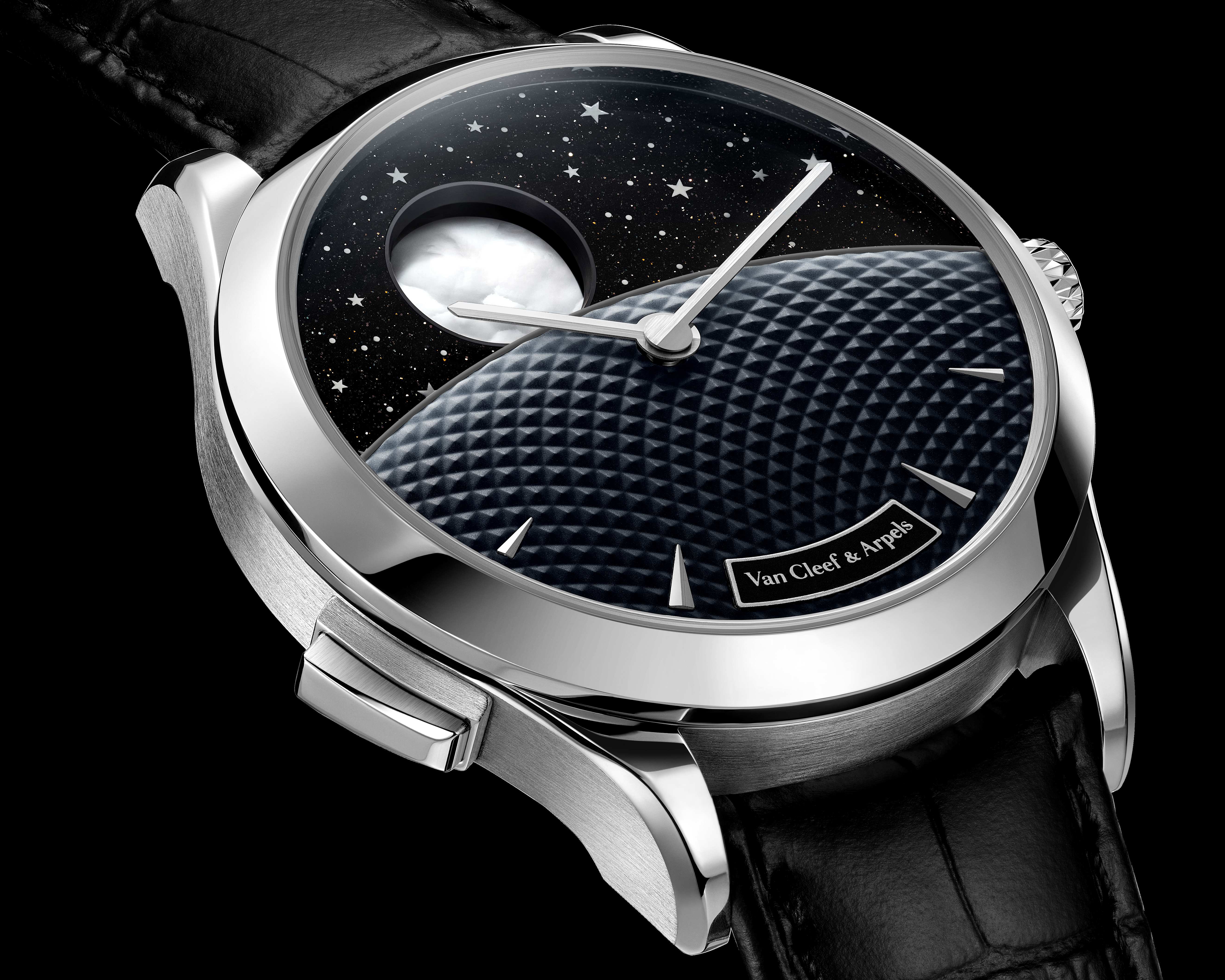 Midnight Jour Nuit Phase de Lune 22H10 - Close Up &amp;copy; Van Cleef &amp;amp; Arpels - Cl&amp;eacute;ment Rousset
