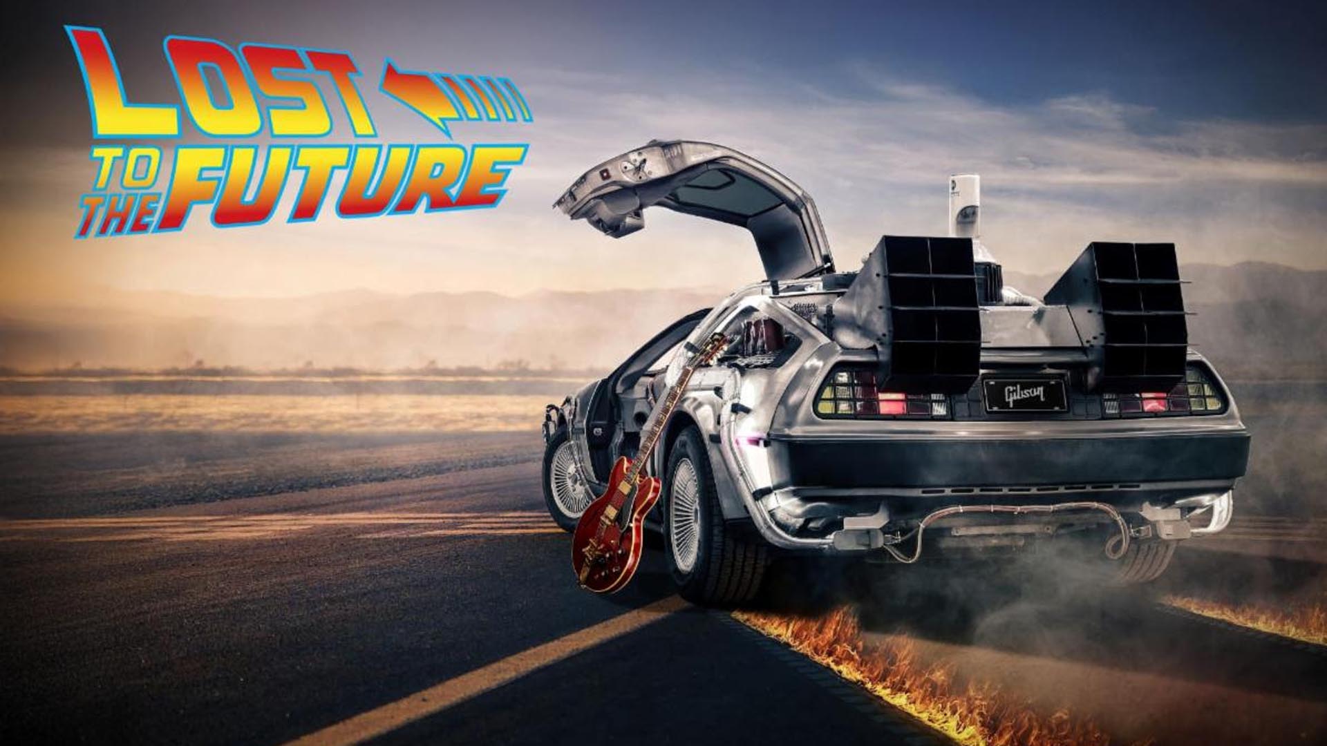 Lost to the Future title screen.