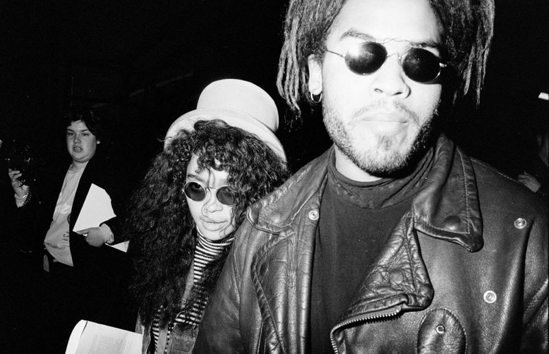 Lisa Bonet and Lenny Kravitz