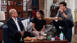 Kelsey Grammer, Jack Cutmore-Scott and Jess Salgueiro in Frasier revival