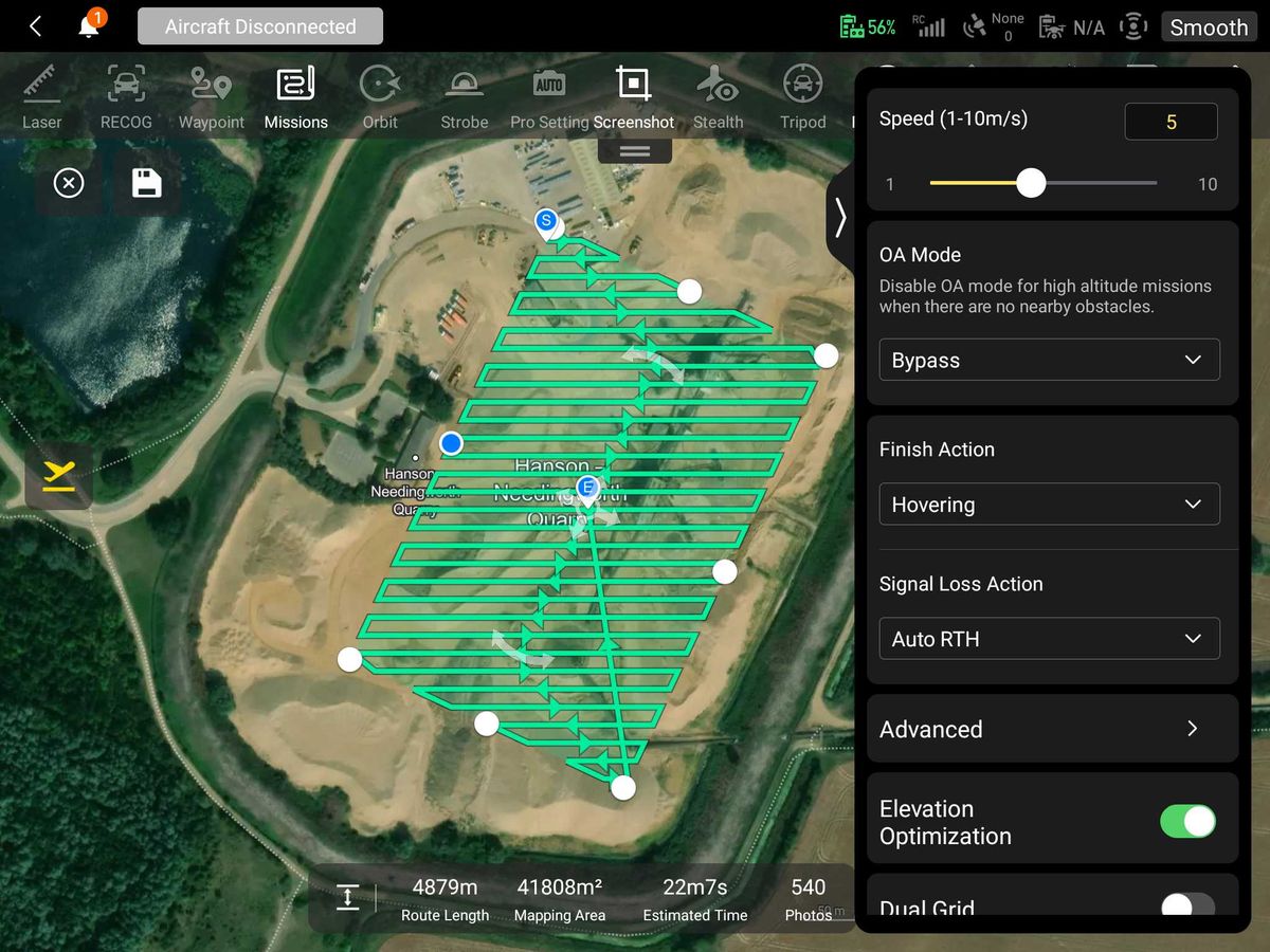 Screengrab showing Autel Smart Controller V3 views