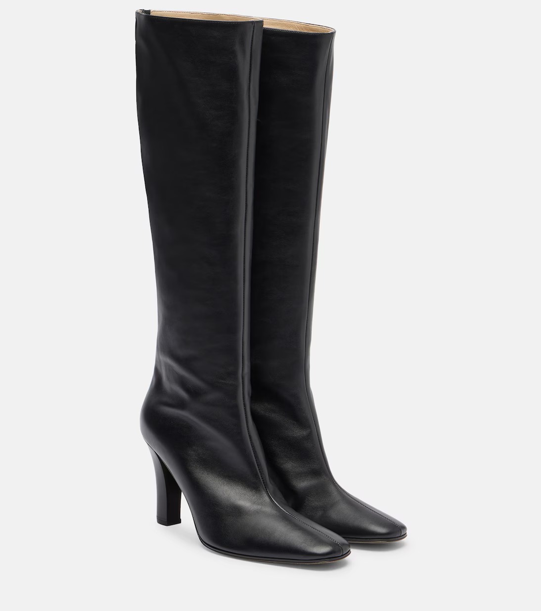 The Row, Mona leather knee-high boots