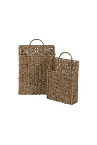 Household Essentials Sea Grass Wall Baskets