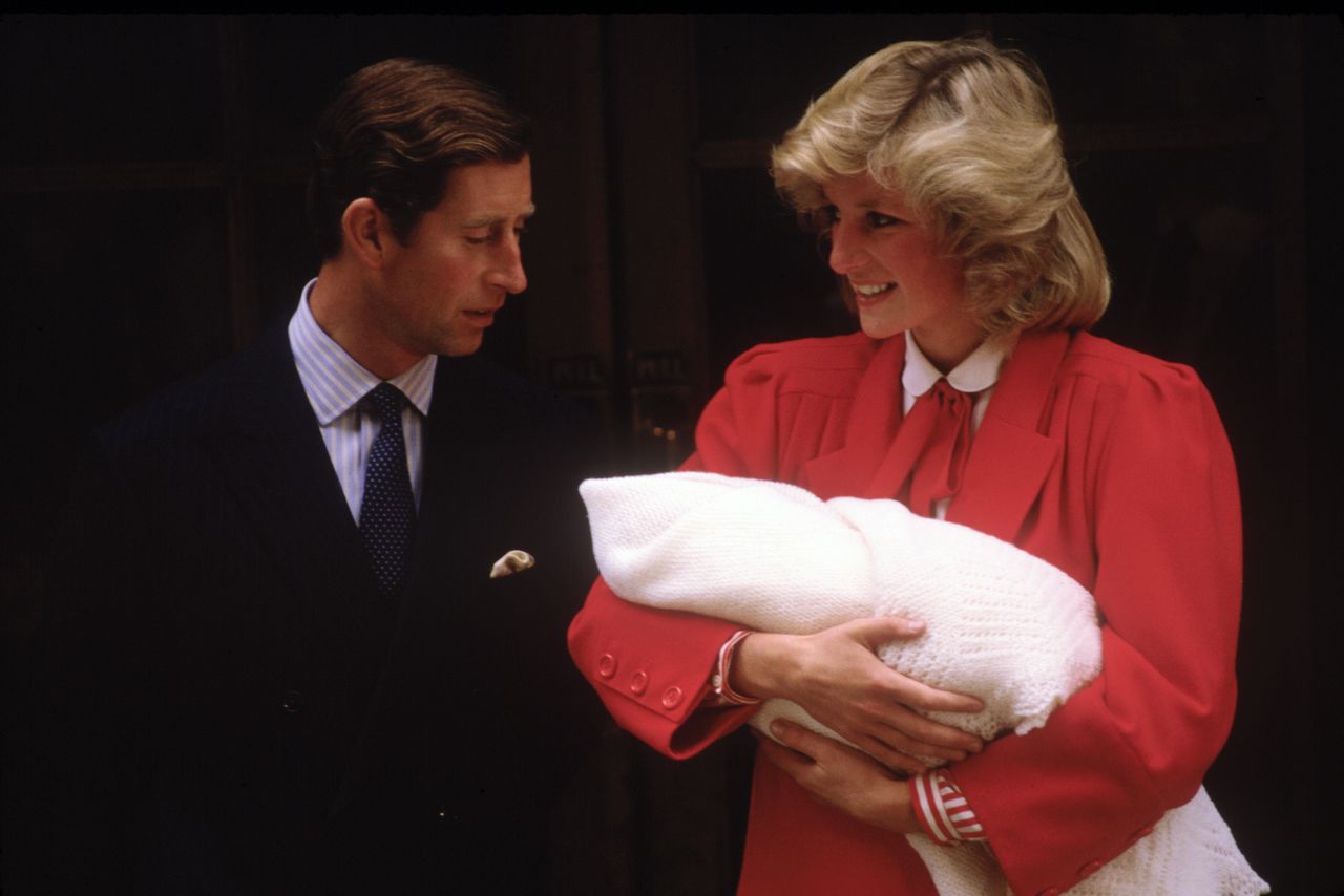Prince Charles, Diana and Prince Harry