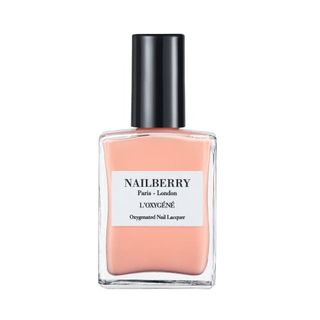 Nailberry L'oxygéné Oxygenated Nail Lacquer | Peach of My Heart 15 Ml | Polish for a Healthier Manicure & Long Lasting Colour | 12-Free, Vegan, Halal, Cruelty & Gluten Free