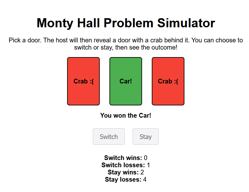 ChatGPT reasoning Monty Hall