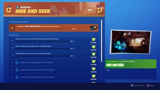 Fortnite Hide and Seek challenges