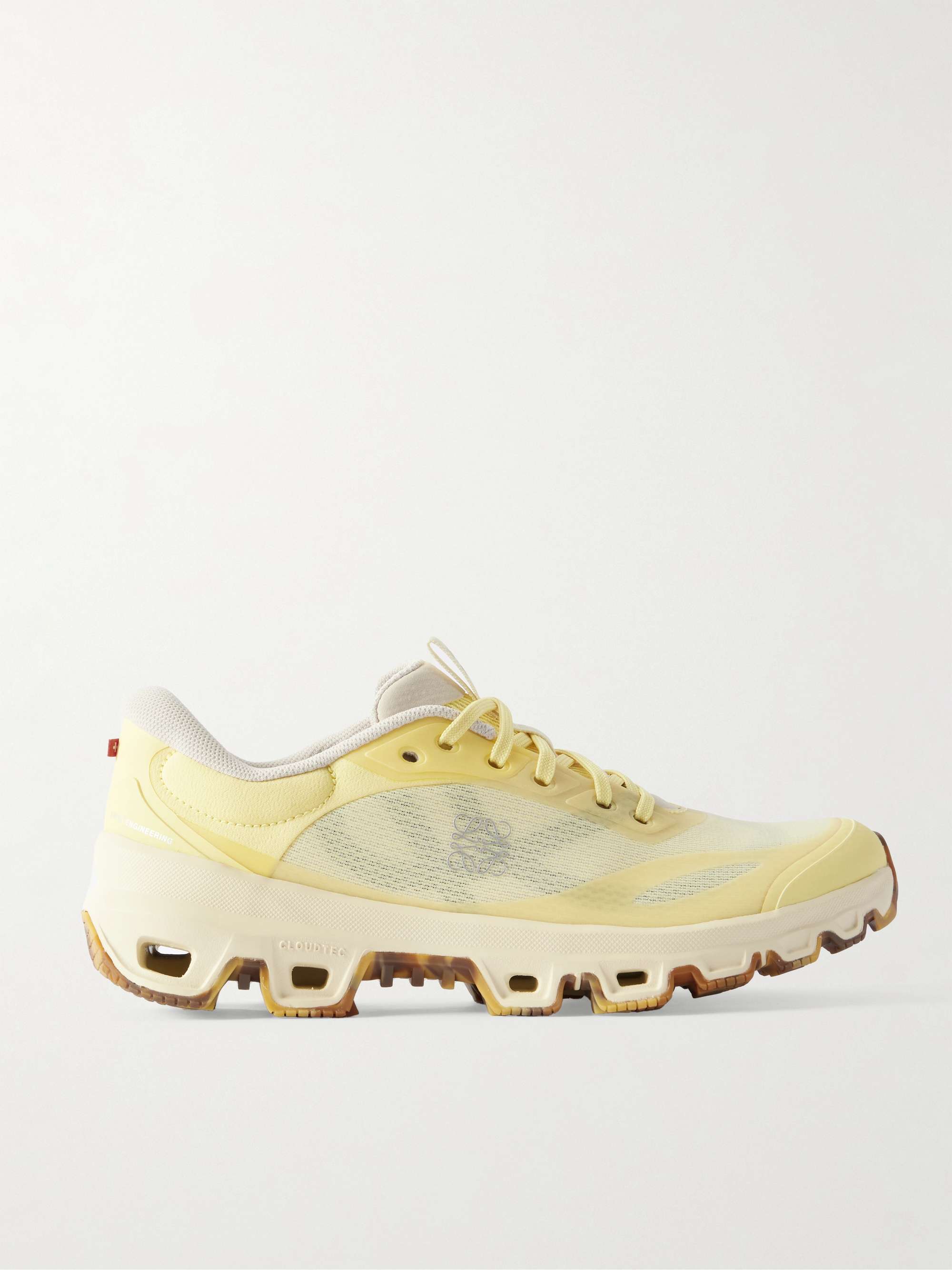 + on Cloudventure 2.0 Rubber-Trimmed Paneled Recycled-Mesh Sneakers