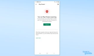 Google Play Protect app settings