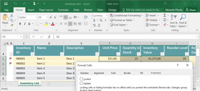 How to Lock Cells in Excel