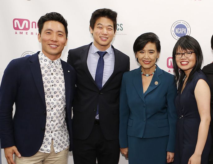 Kelvin Yu, Ki Hong Lee, Judy Chu, Traci Lee, Justin Chon, Jeff Yang, Sang Cho.JPG
