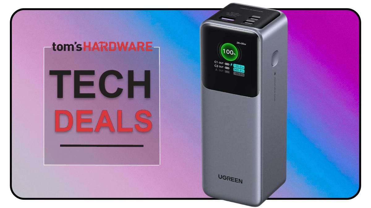 The massive Ugreen Nexode 25,000mAh power bank is at an all-time low Amazon pricing — power all the things, including your laptop and Switch 2