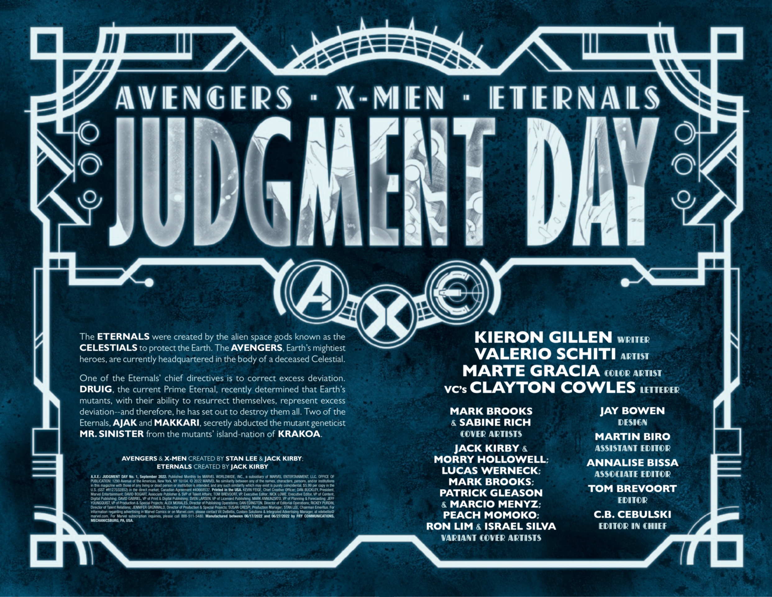 AXE: Judgement Day #1 page