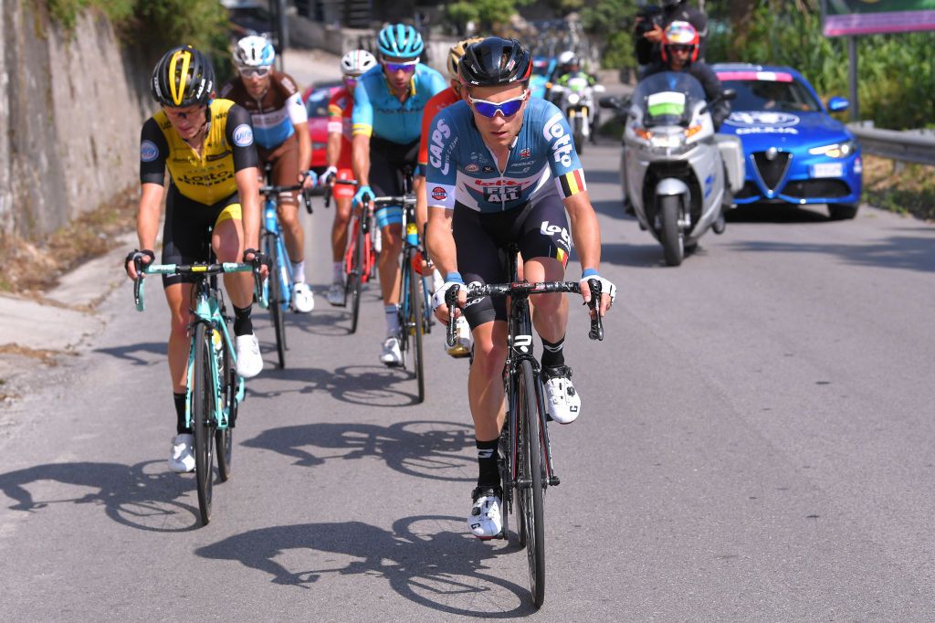 Tosh van der Sande (Lotto Fix All) in the escape