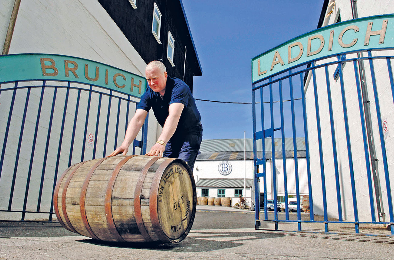 Rye Whiskey Bruichladdich distillery