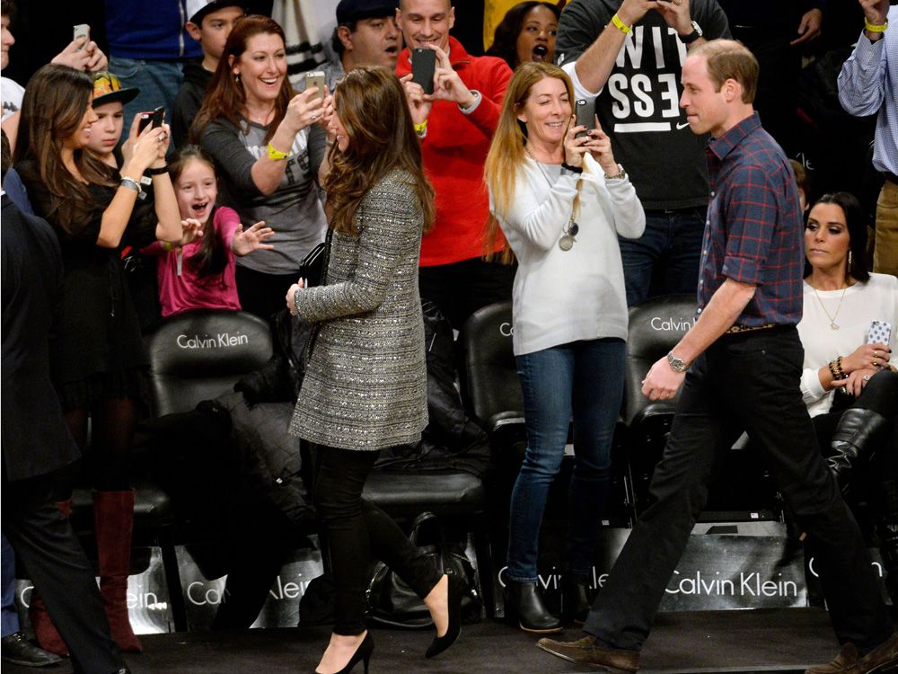 Kate &amp; William at NY basketball