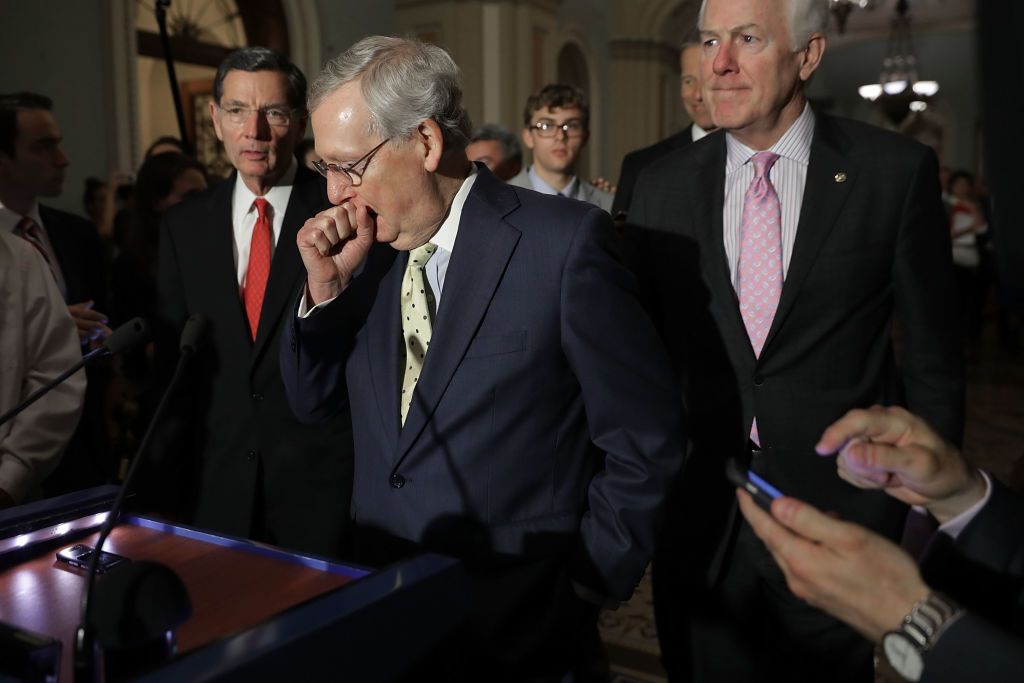 Sen. Mitch McConnell and fellow Republicans.