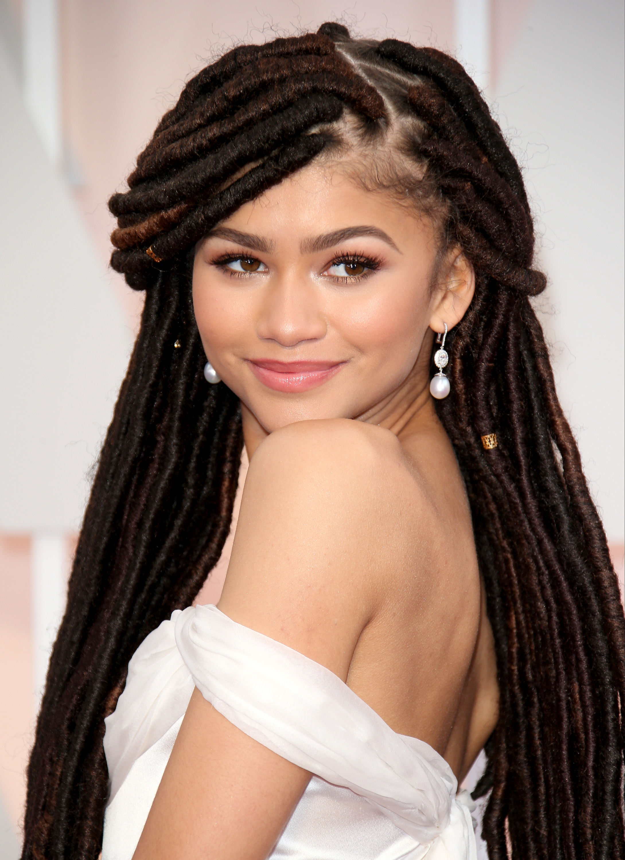 Zendaya arrives at the 87th Annual Academy Awards at Hollywood &amp; Highland Center on February 22, 2015 in Los Angeles, California.