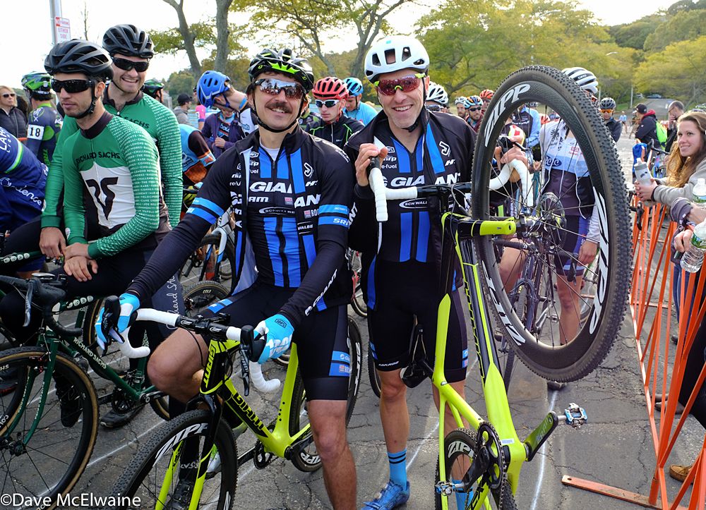 Giant&rsquo;s Off-Road specialists Adam Craig (L) and Carl Decker