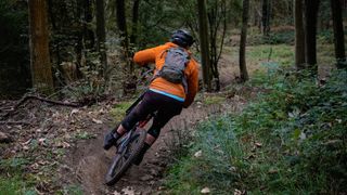 Rider on unsanctioned trail
