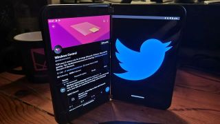 Twitter on Surface Duo