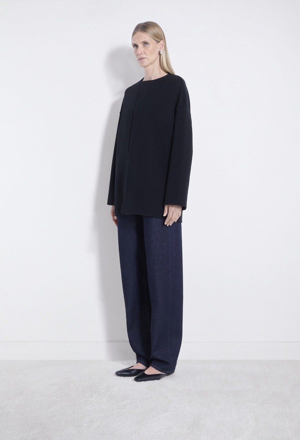 Loulou de Saison, Gio Wool and Cashmere Double Face Cocoon Coat